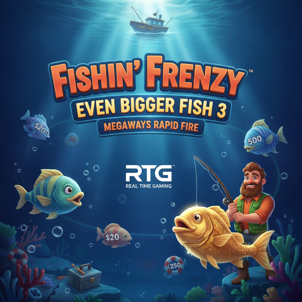 Fishin' Frenzy Even Bigger Fish 3 Megaways Rapid Fire