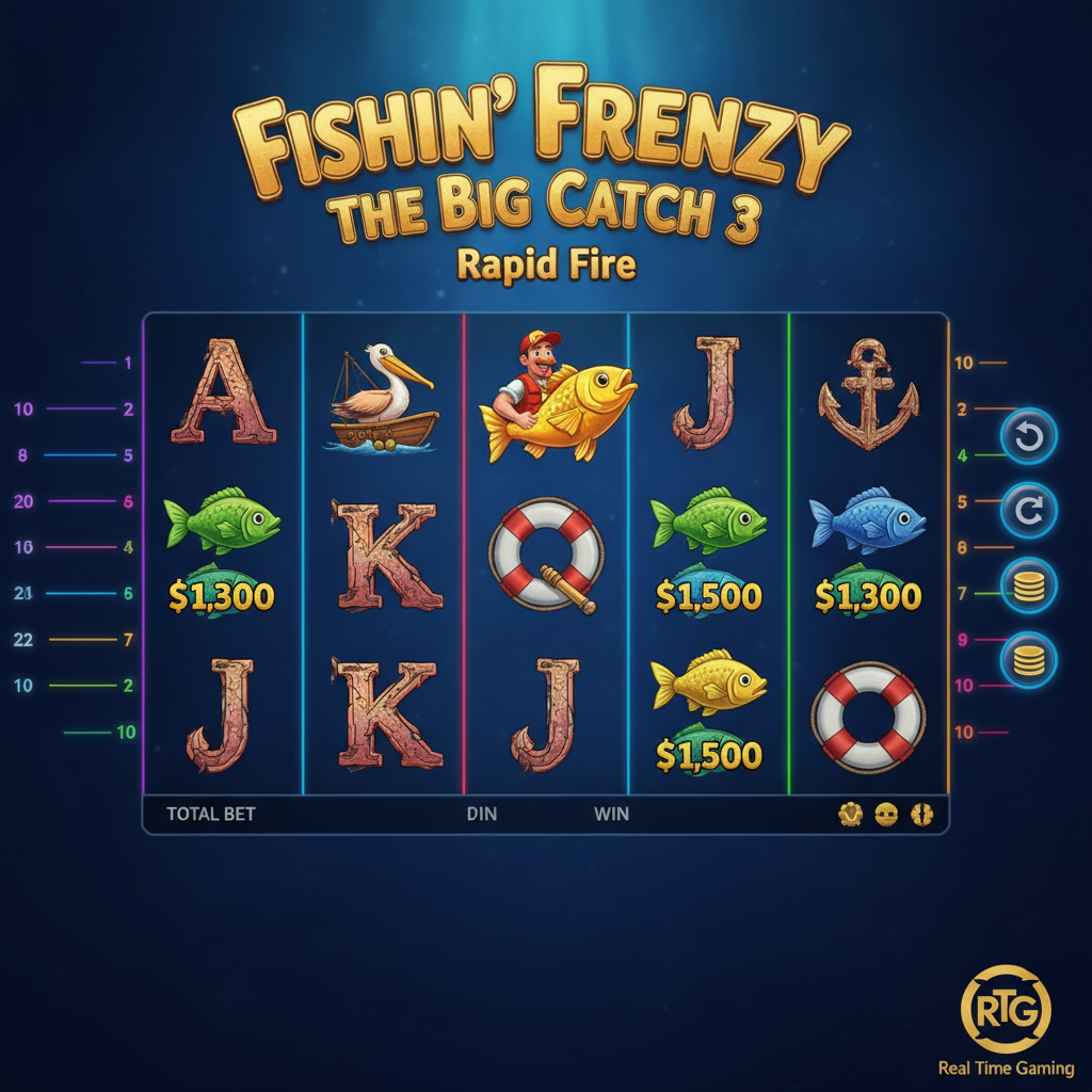 Fishin' Frenzy The Big Catch 3 Rapid Fire