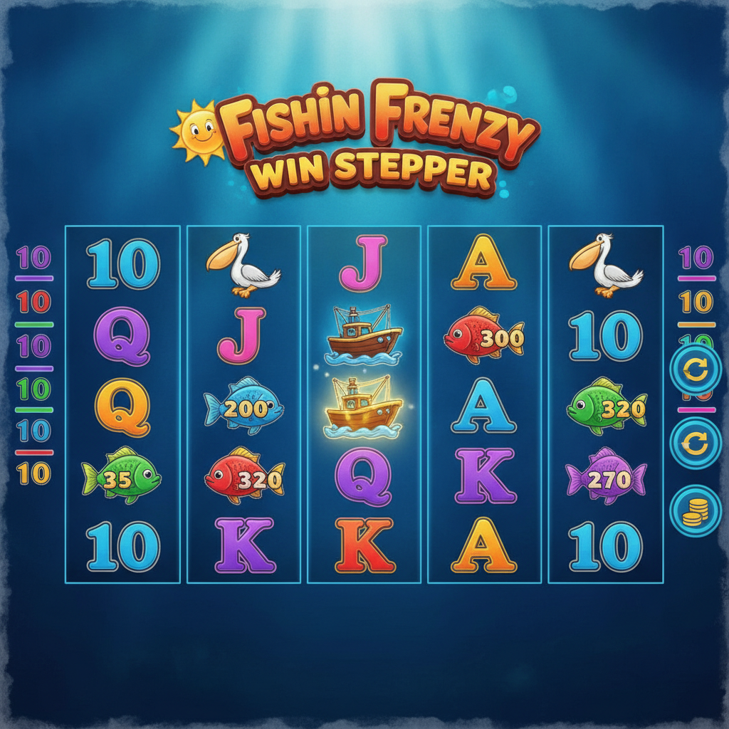Fishin' Frenzy Win Stepper Rapid Fire